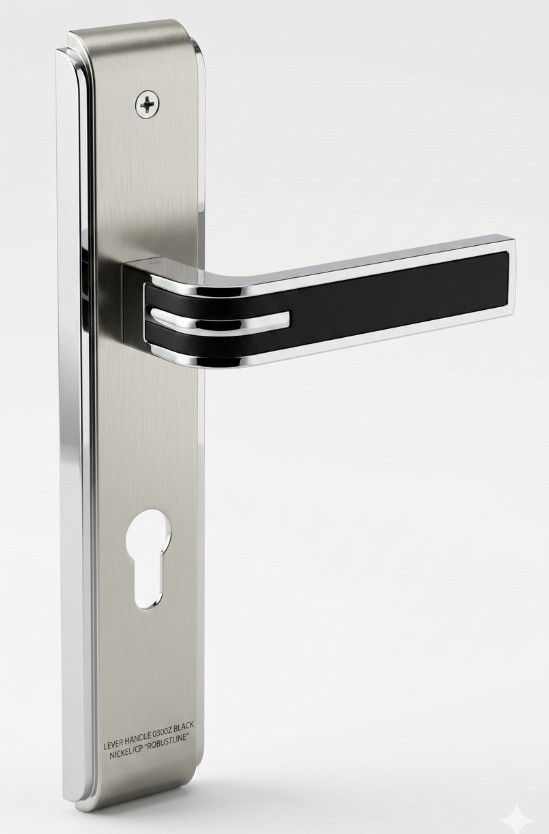 Lever Handle Zinc (by0300) 0300z "robustline"